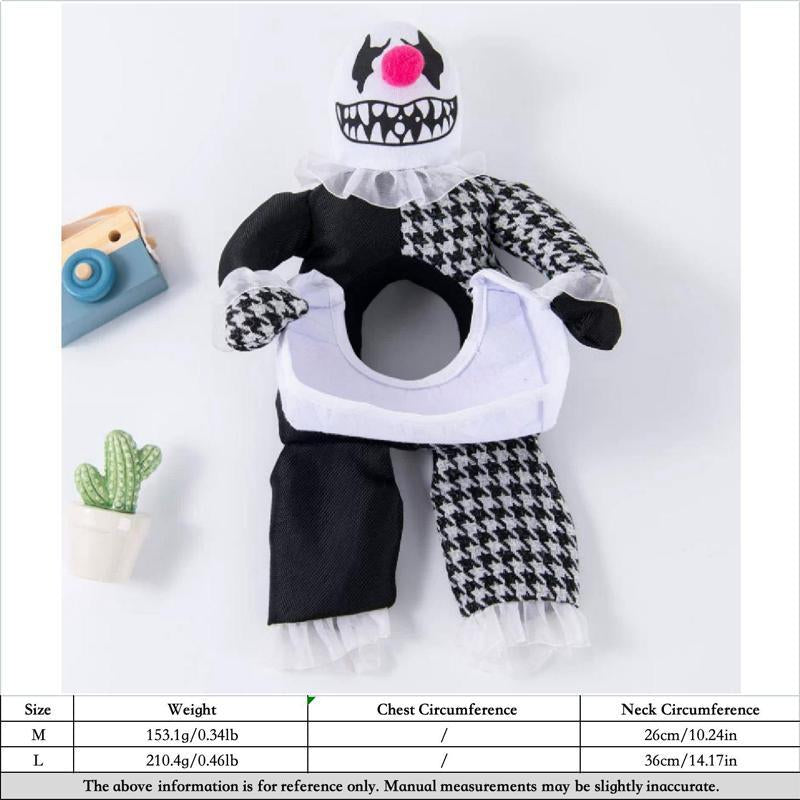 Halloween Dog Costume – Funny Knife Killer Outfit for Small Dogs, Scary Pet Clothes for Halloween Party & Fall Season