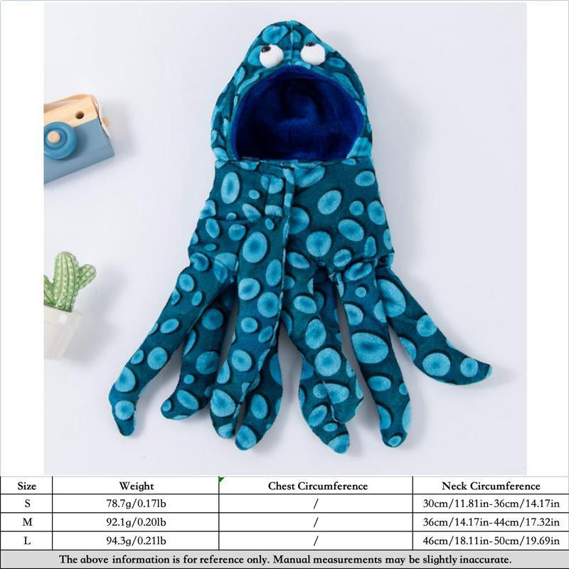 Halloween Dog Costume – Funny Knife Killer Outfit for Small Dogs, Scary Pet Clothes for Halloween Party & Fall Season