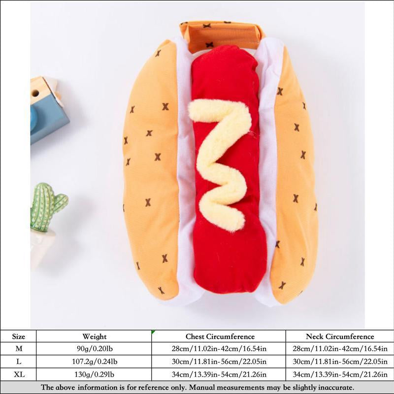 Halloween Dog Costume – Funny Knife Killer Outfit for Small Dogs, Scary Pet Clothes for Halloween Party & Fall Season