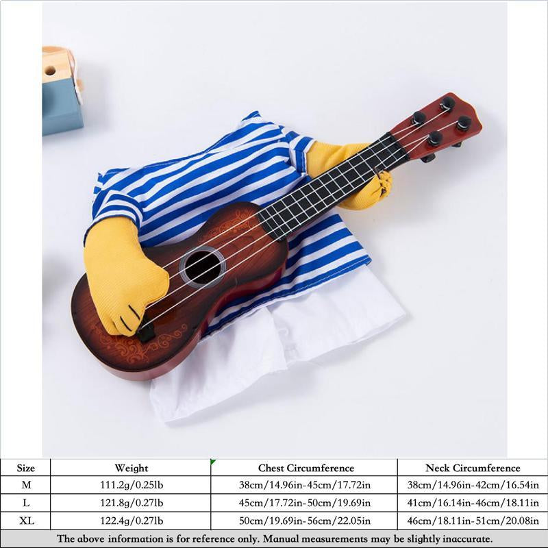 Halloween Dog Costume – Funny Knife Killer Outfit for Small Dogs, Scary Pet Clothes for Halloween Party & Fall Season