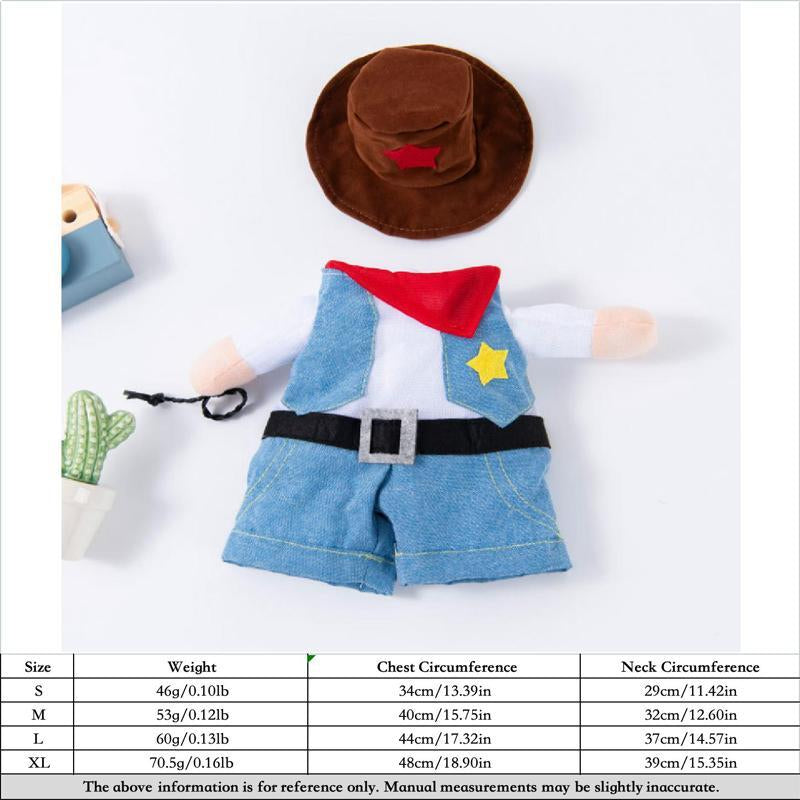 Halloween Dog Costume – Funny Knife Killer Outfit for Small Dogs, Scary Pet Clothes for Halloween Party & Fall Season