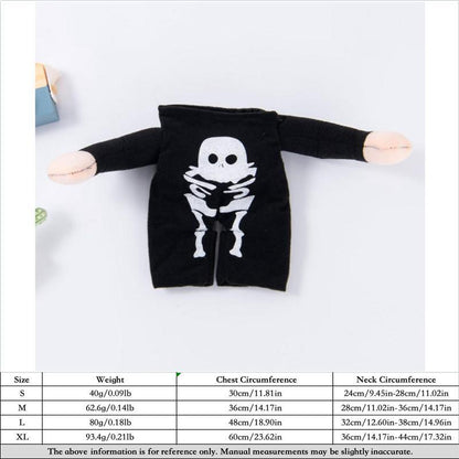 Halloween Dog Costume – Funny Knife Killer Outfit for Small Dogs, Scary Pet Clothes for Halloween Party & Fall Season