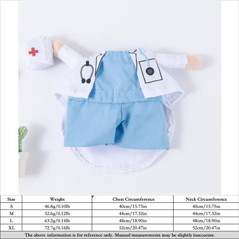 Halloween Dog Costume – Funny Knife Killer Outfit for Small Dogs, Scary Pet Clothes for Halloween Party & Fall Season