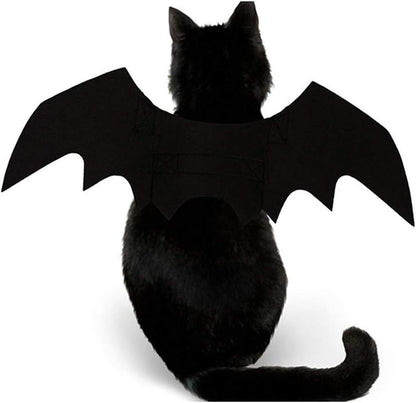 Adorable Pet Cat Bat Wings - The Perfect Halloween Costume Accessory for Your Furry Friends